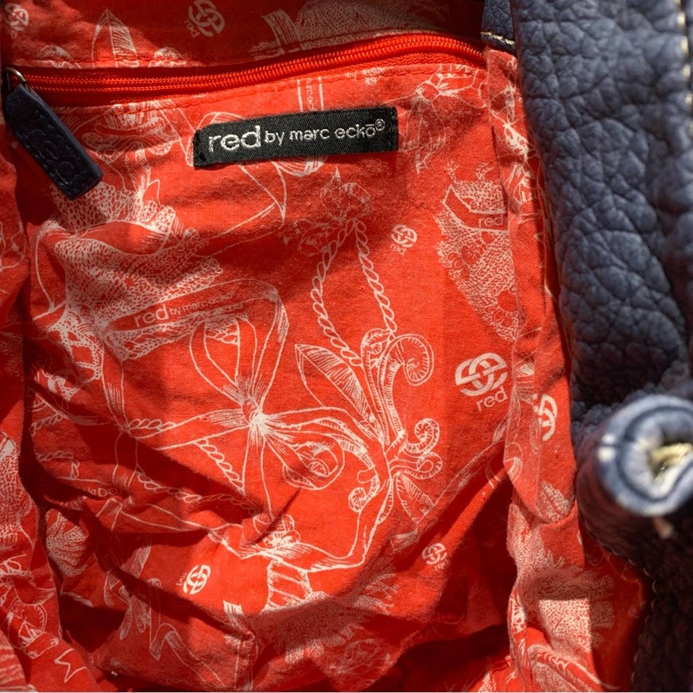 RED BY MARC ECKO - Blue/red/yellow cloth and “leather-like” trim purse - Picture 9 of 10